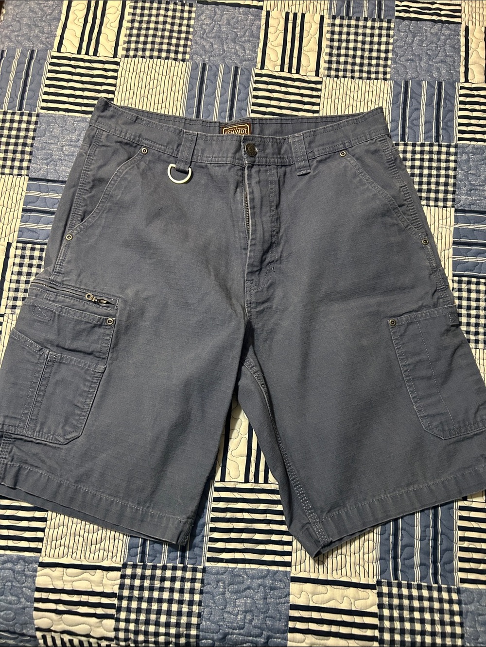 Men's Slate Cargo Shorts with Utility Ring